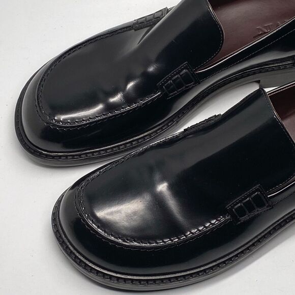 Lanvin Spinto polished leather loafers size 42/us size 9 main image 9